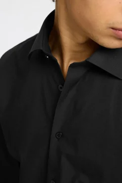 Camisa de manga larga de vestir 100% algodón