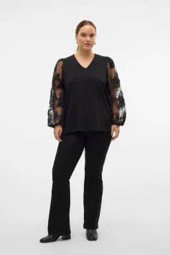 Camisa de manga larga talla grande