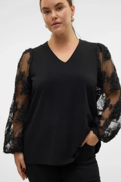 Camisa de manga larga talla grande