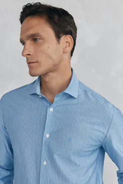 Camisa de punto de rayas