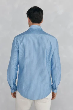 Camisa de punto de rayas