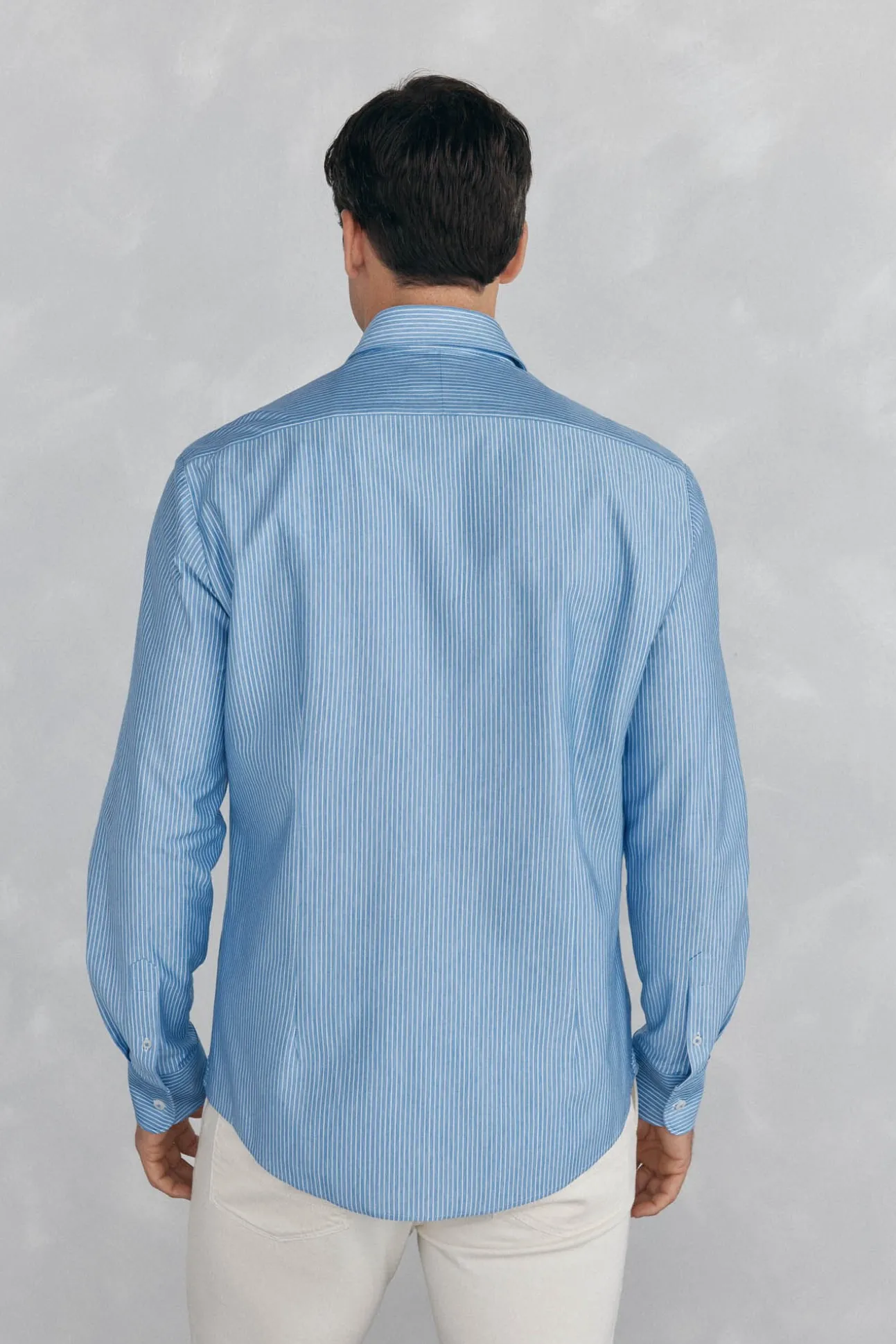 Camisa de punto de rayas