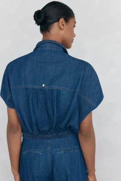 Camisa denim lazo