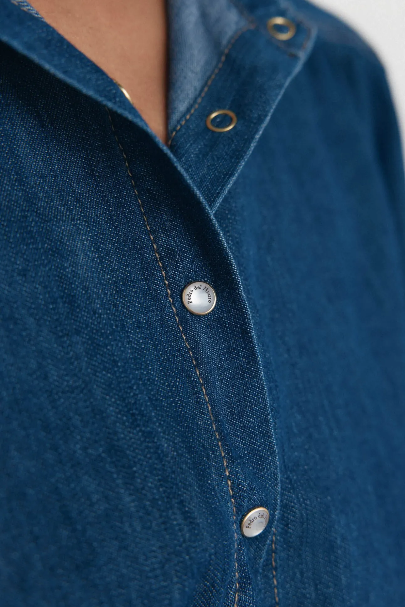 Camisa denim lazo