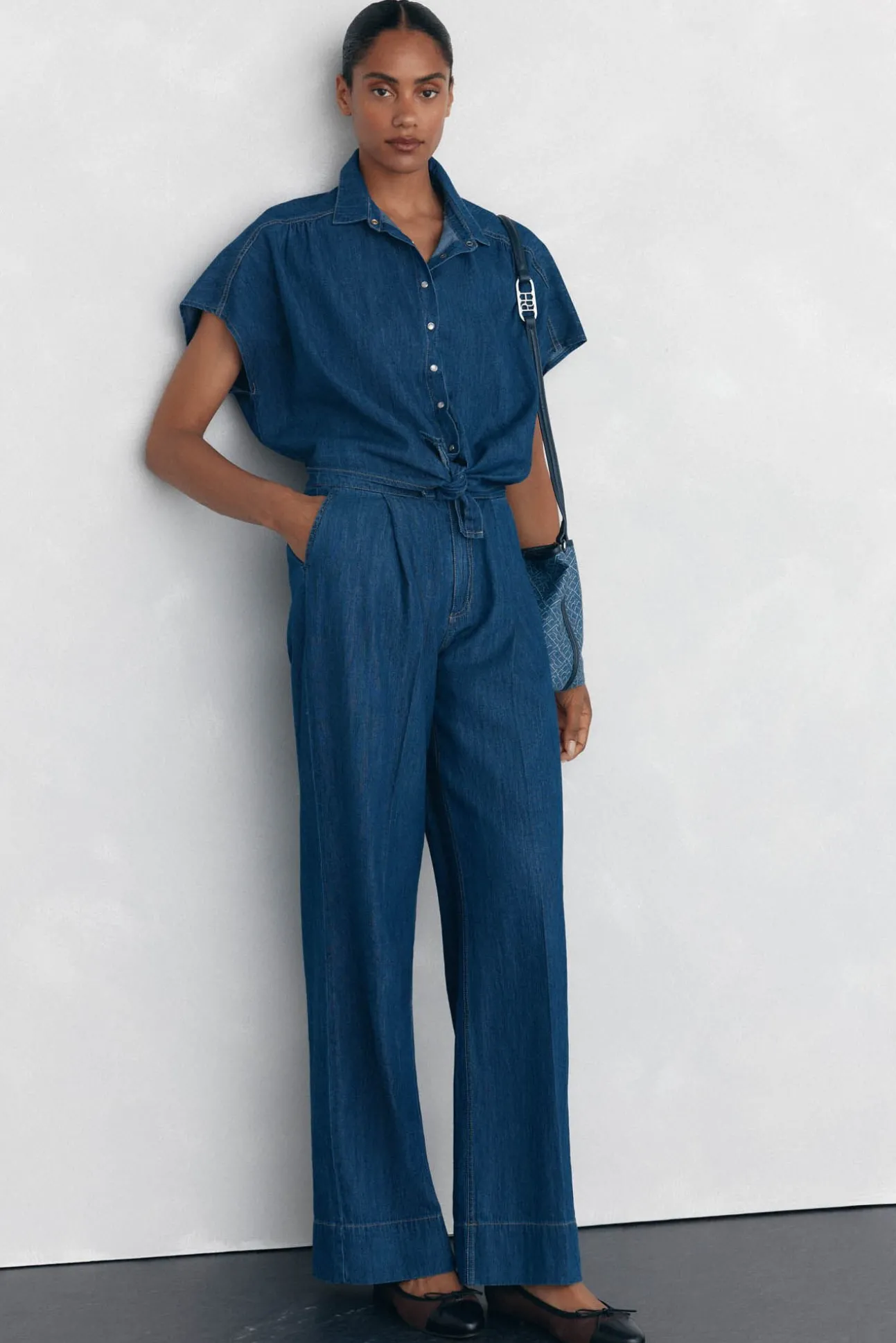 Camisa denim lazo
