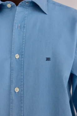 Camisa denim tejido italiano