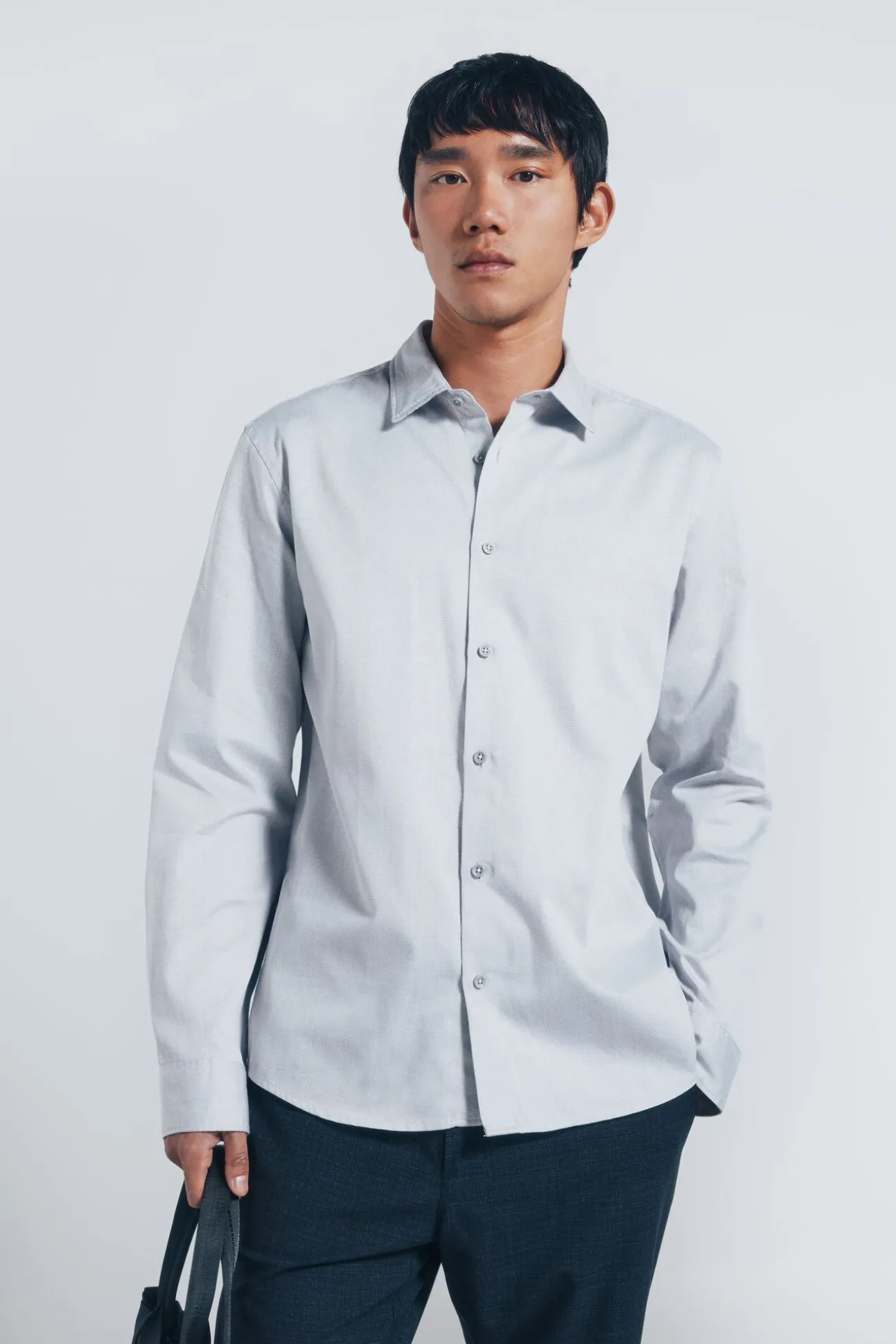 Camisa easy care estructura