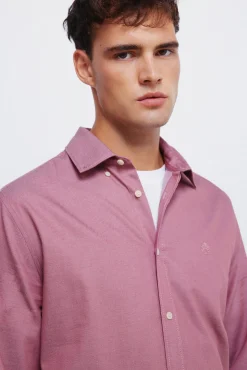 Camisa estructura bicolor