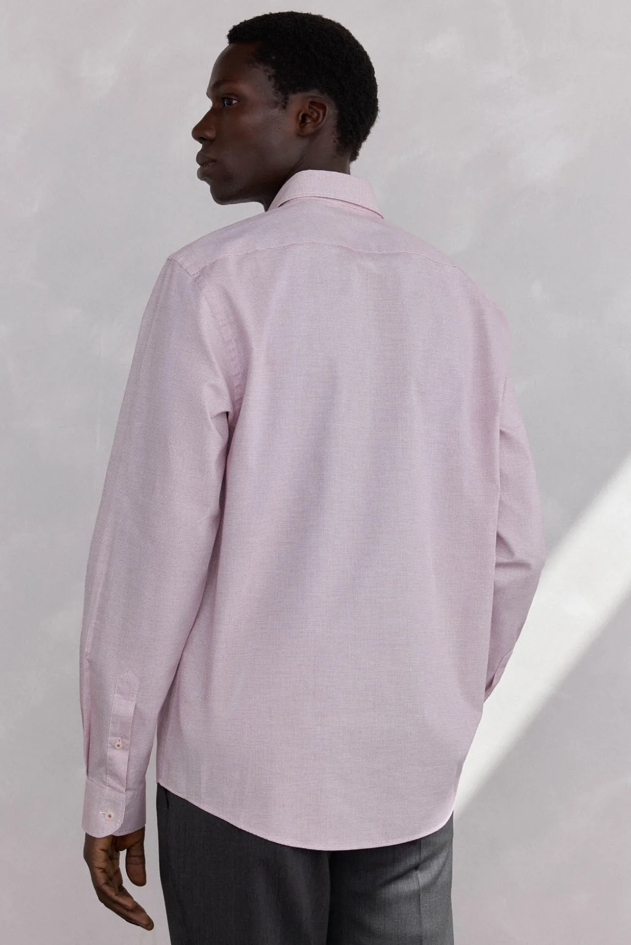 Camisa estructura fácil plancha + anti olor regular fit