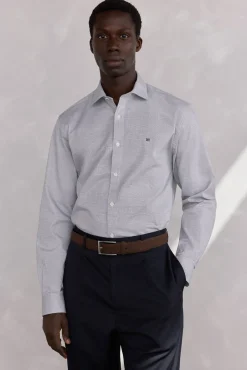 Camisa estructura fácil plancha + anti olor regular fit