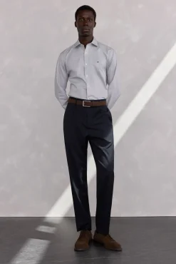Camisa estructura fácil plancha + anti olor regular fit