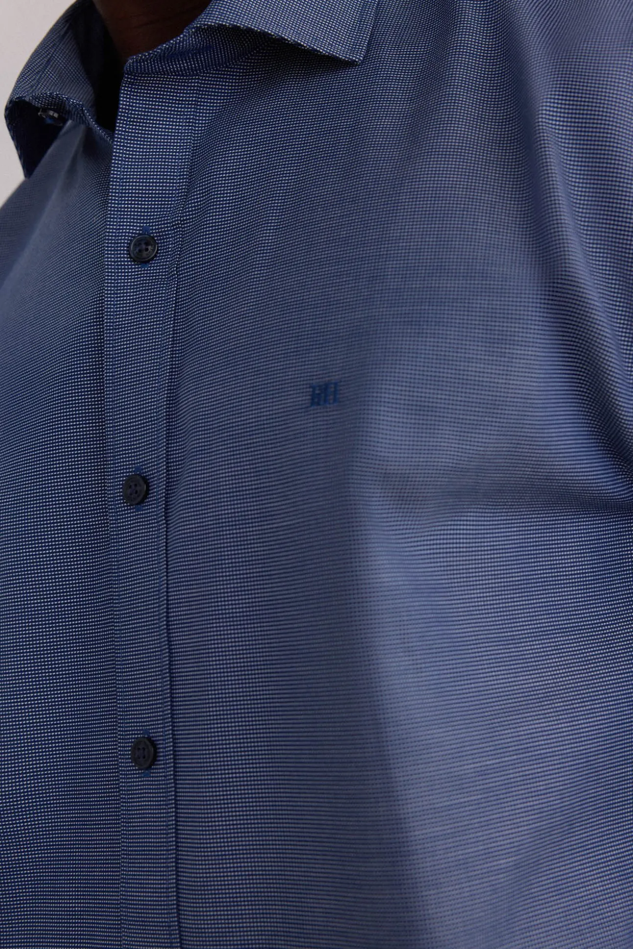 Camisa estructura fácil plancha + anti olor regular fit