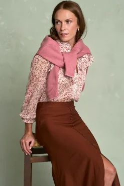 Camisa flores Minna