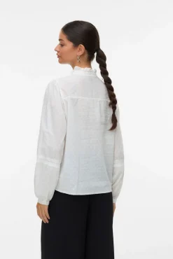 Camisa fluida de manga larga