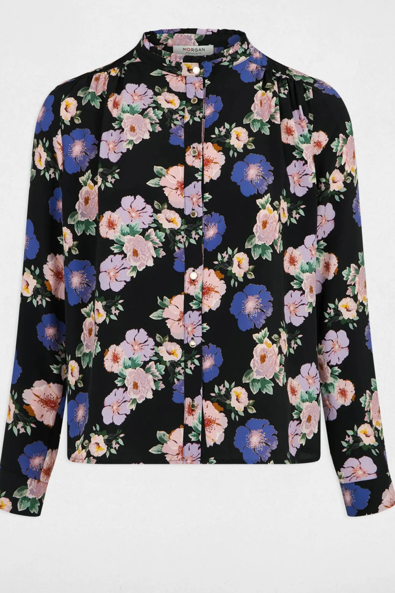 Camisa fluida estampada