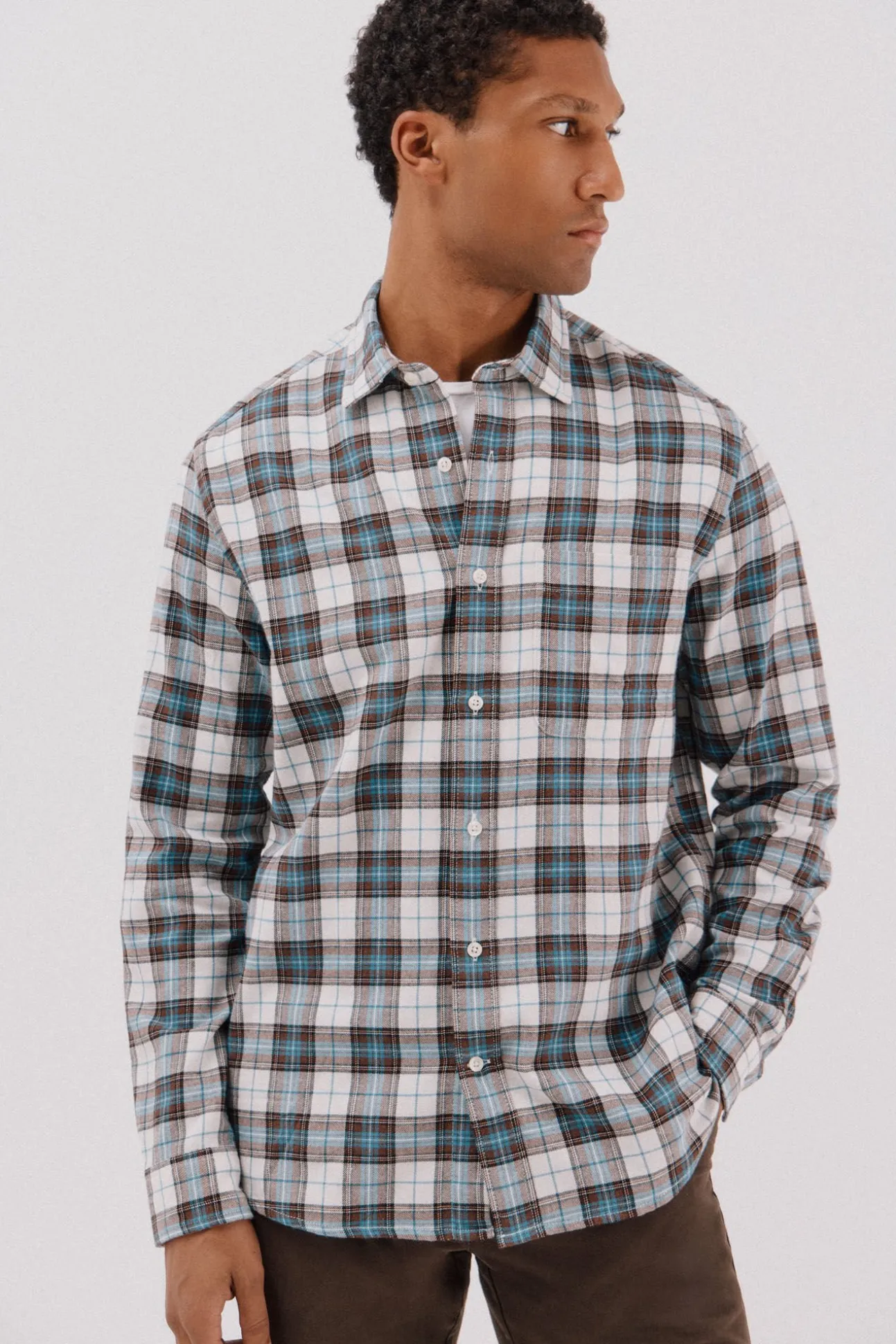 Camisa franela cuadros