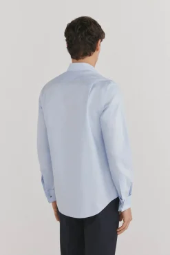 Camisa gemelos lisa non iron + antimanchas