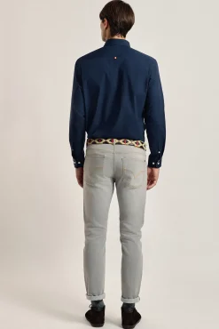 Camisa hombre Valecuatro azul marino España