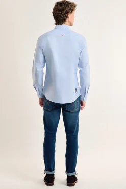 Camisa hombre Valecuatro celeste España