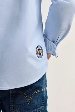 Camisa hombre Valecuatro celeste España