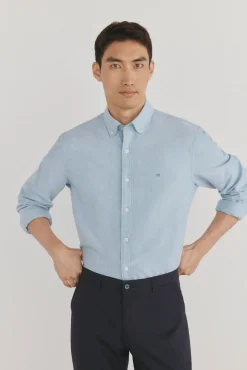 Camisa iconic oxford liso