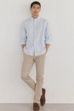 Camisa iconic oxford raya candela