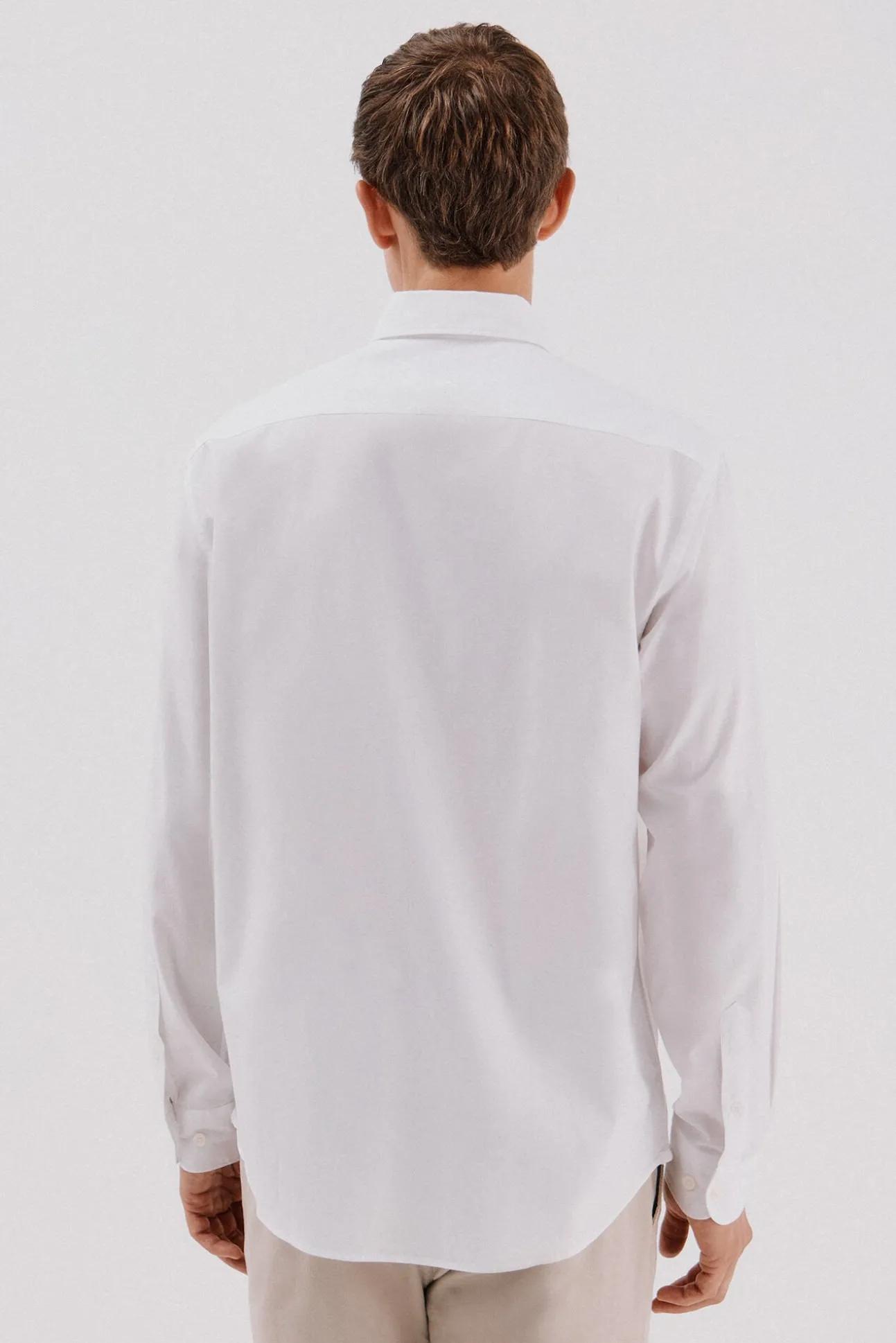 Camisa lisa algodón tencel