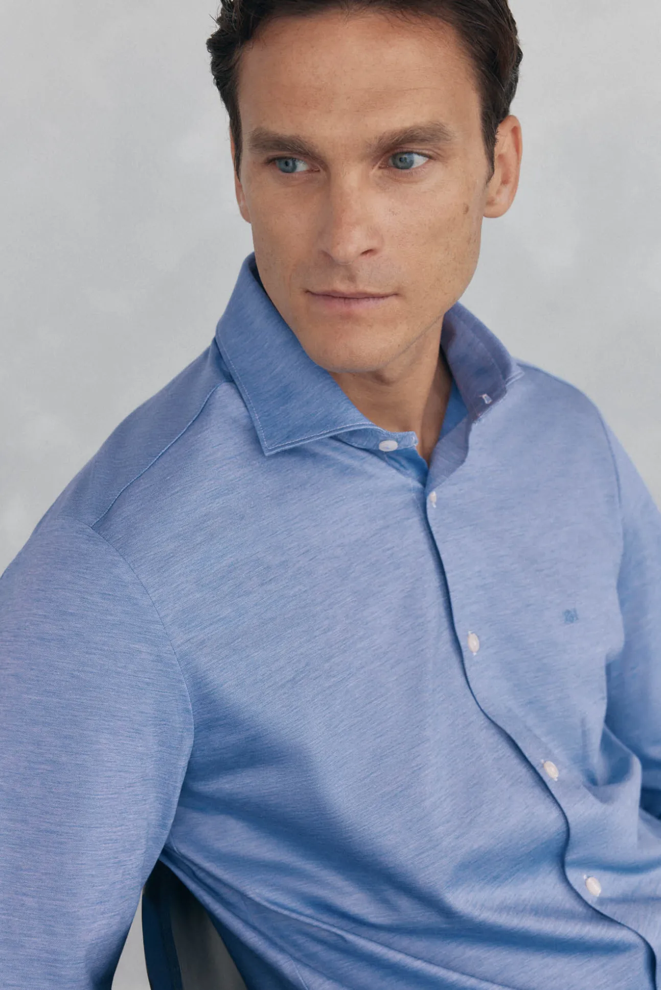 Camisa lisa de punto