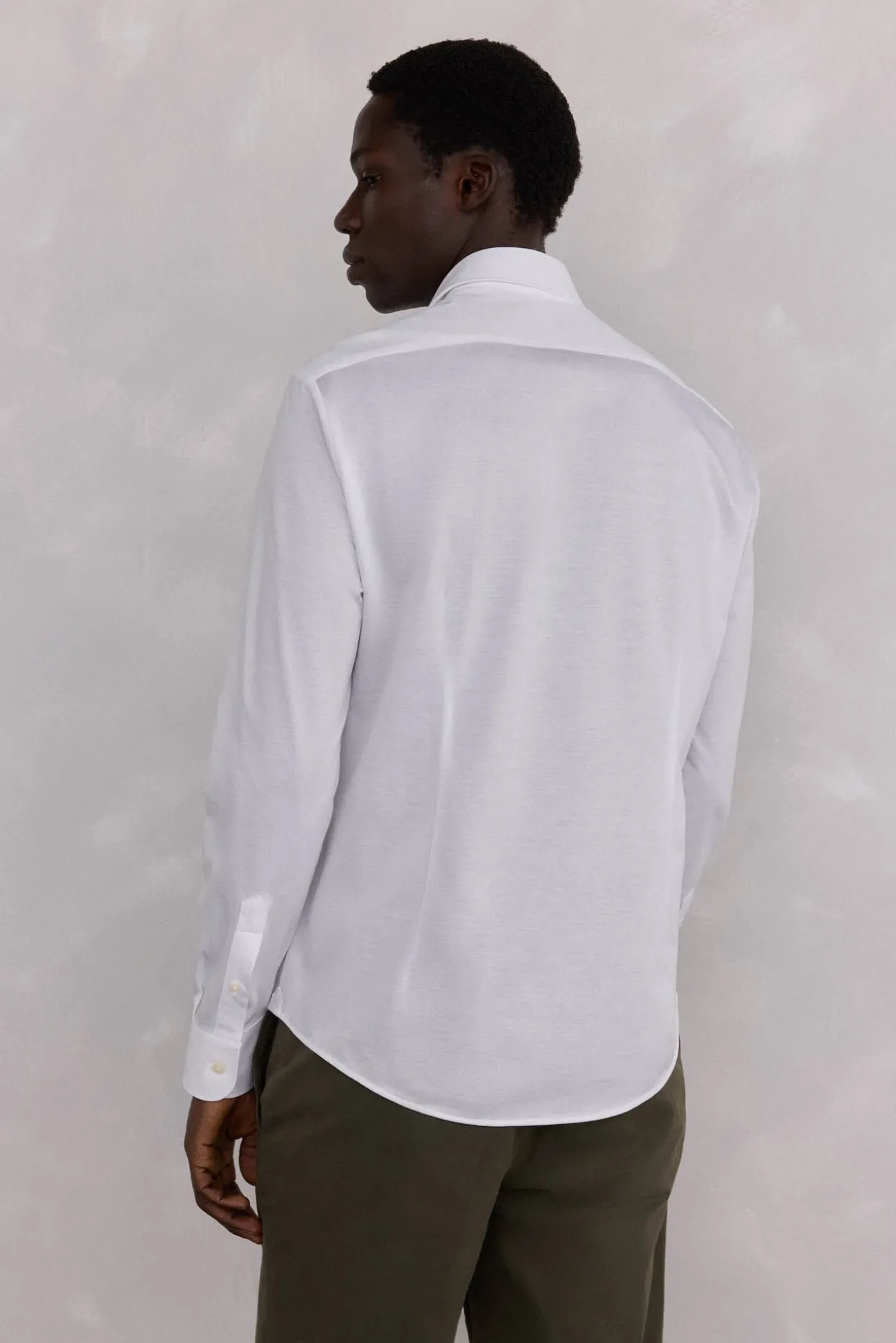 Camisa lisa de punto