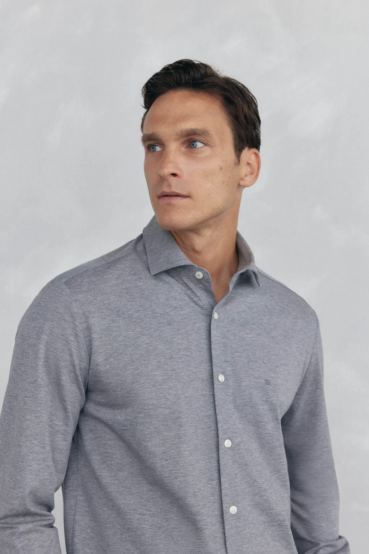 Camisa lisa de punto