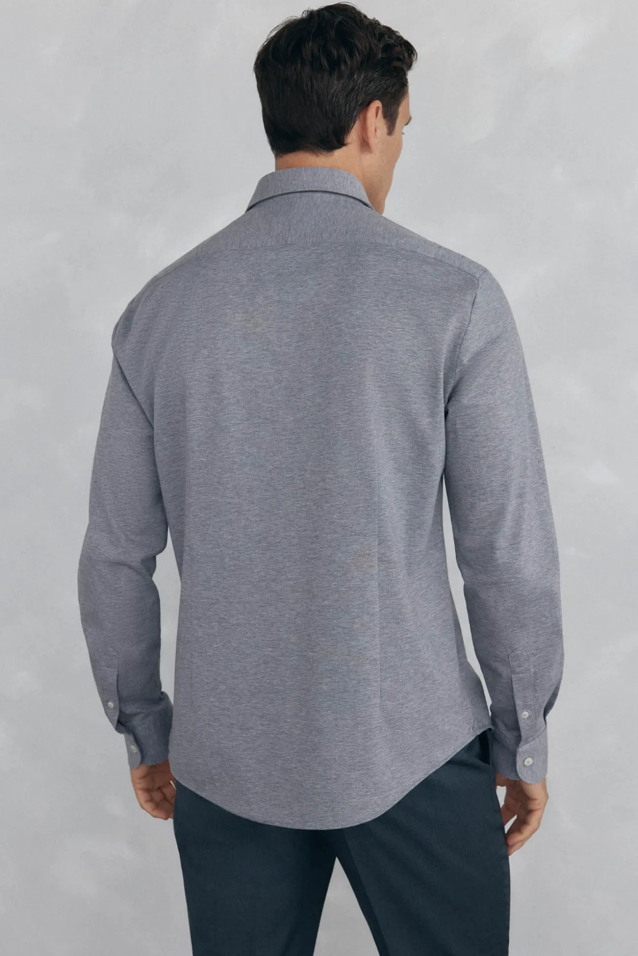 Camisa lisa de punto