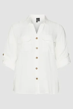 Camisa manga 3/4 talla grande