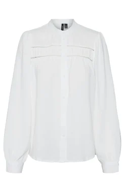 Camisa manga larga con calados