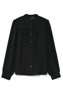 Camisa manga larga con calados