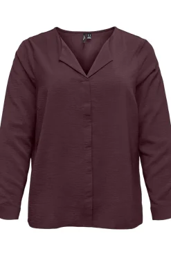 Camisa manga larga talla grande