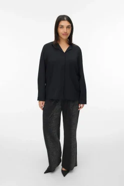 Camisa manga larga talla grande