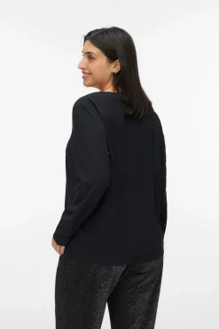 Camisa manga larga talla grande