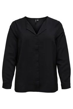 Camisa manga larga talla grande
