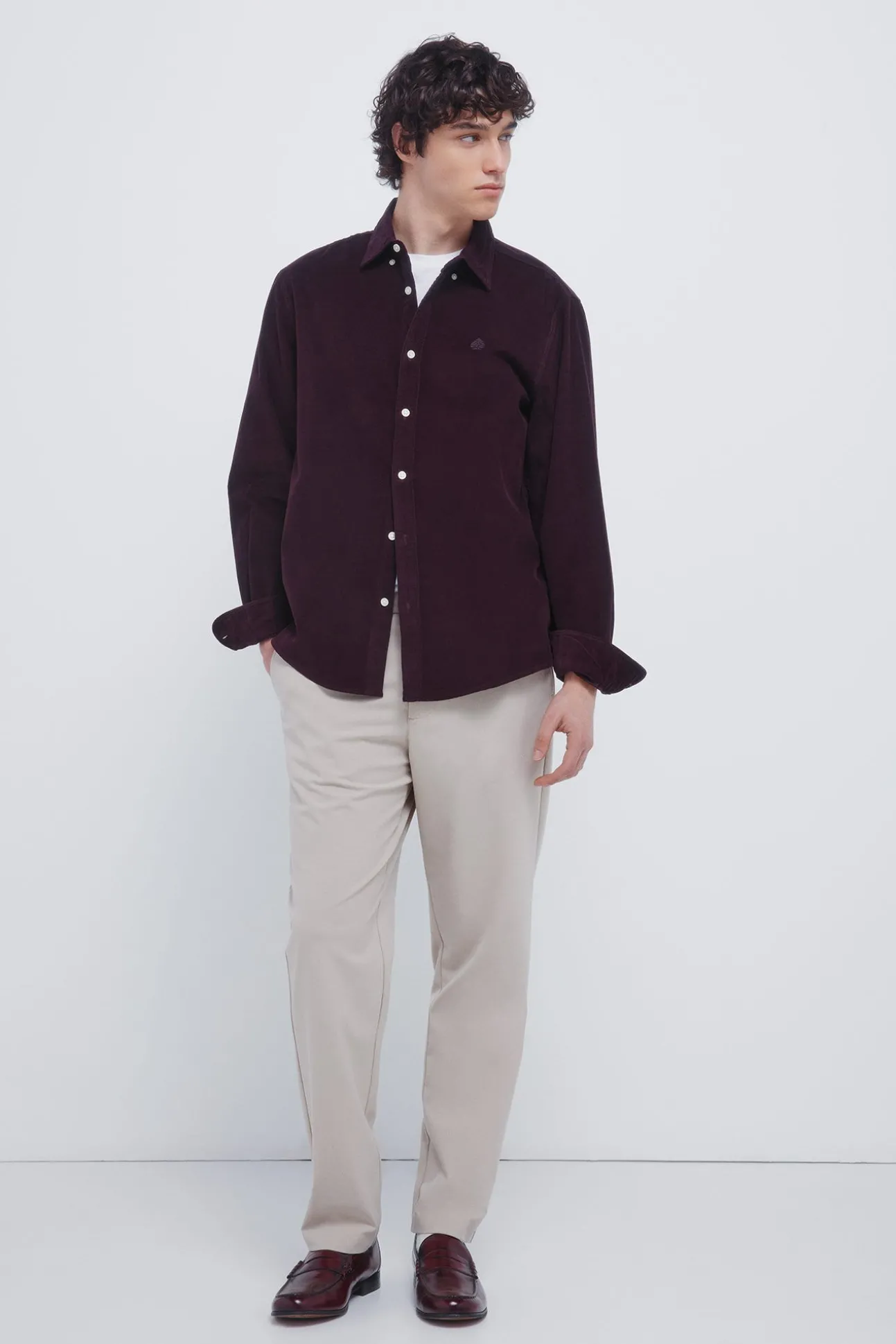 Camisa micro pana