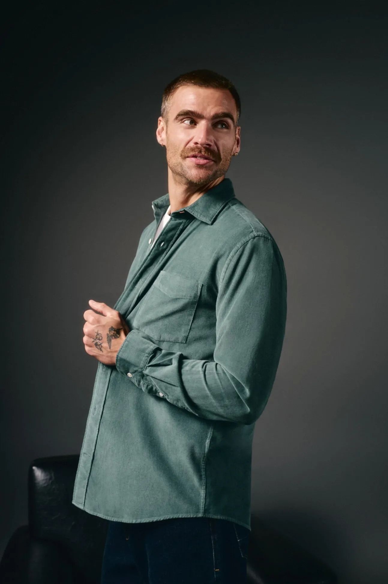 Camisa micropana lisa