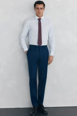 Camisa microraya fácil plancha + anti olor slim fit