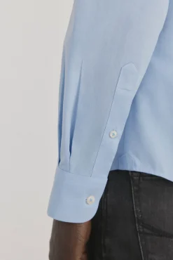 Camisa non iron + antimanchas lisa