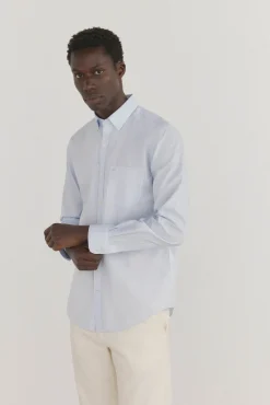 Camisa non iron + antimanchas rayas