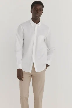 Camisa non iron + antimanchas lisa