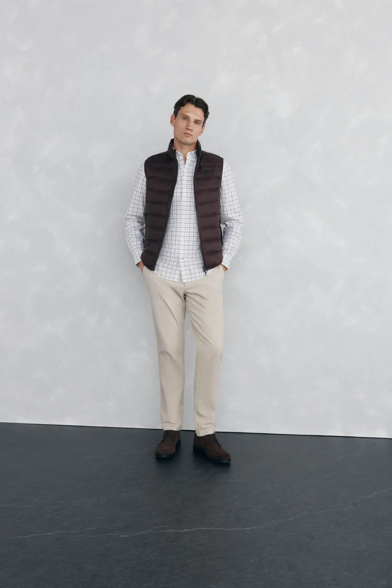 Camisa non iron oxford cuadros