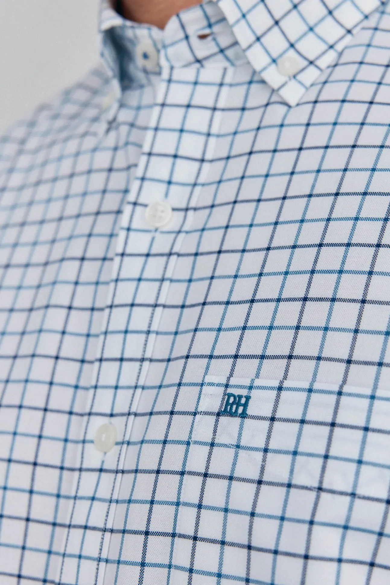 Camisa non iron oxford cuadros