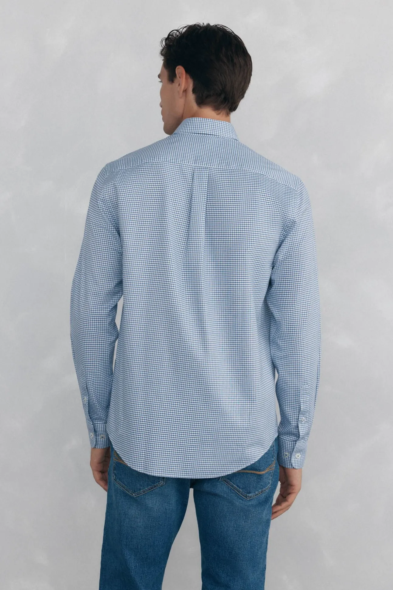 Camisa non iron oxford cuadros