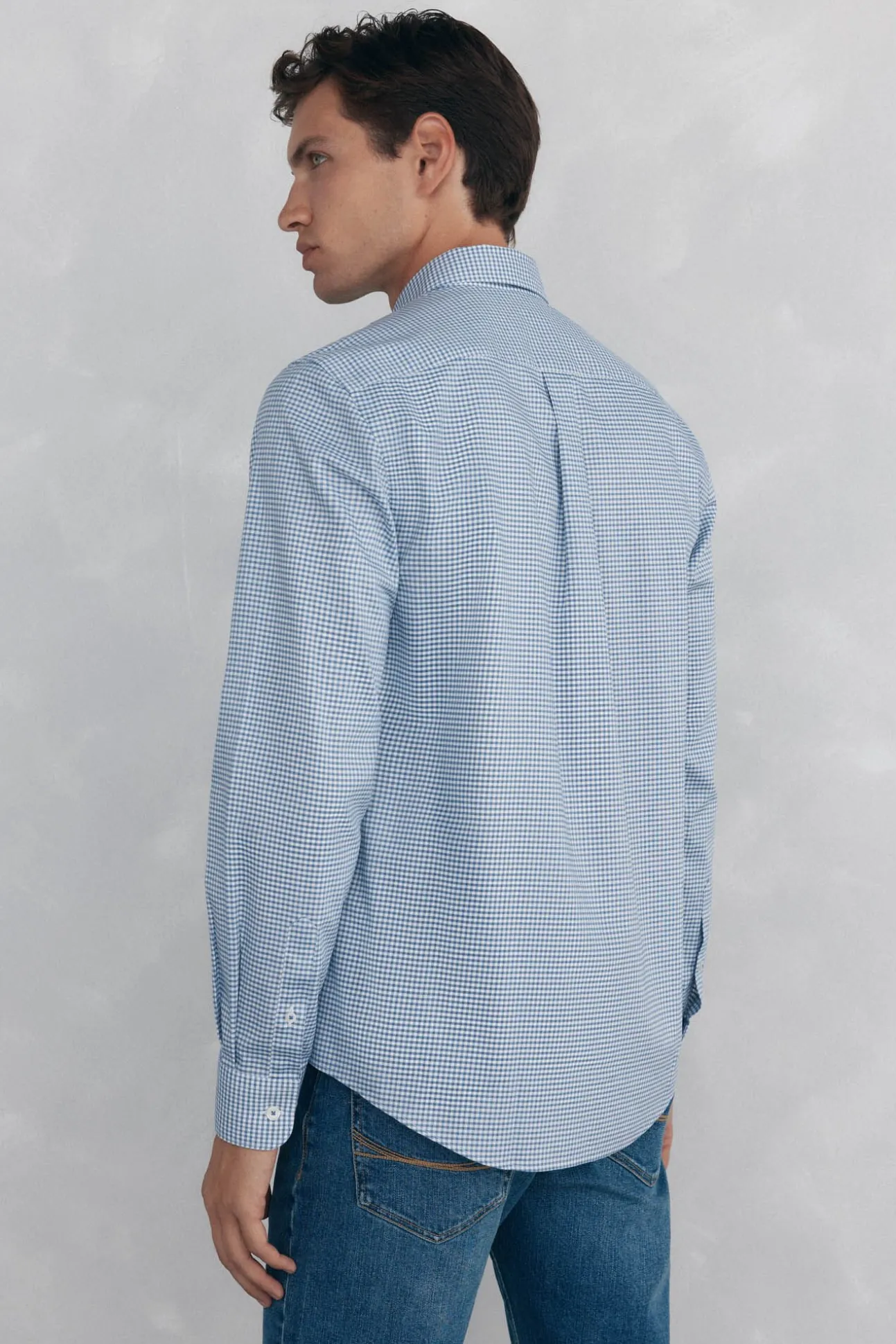 Camisa non iron oxford cuadros