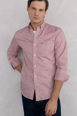 Camisa non iron oxford cuadros