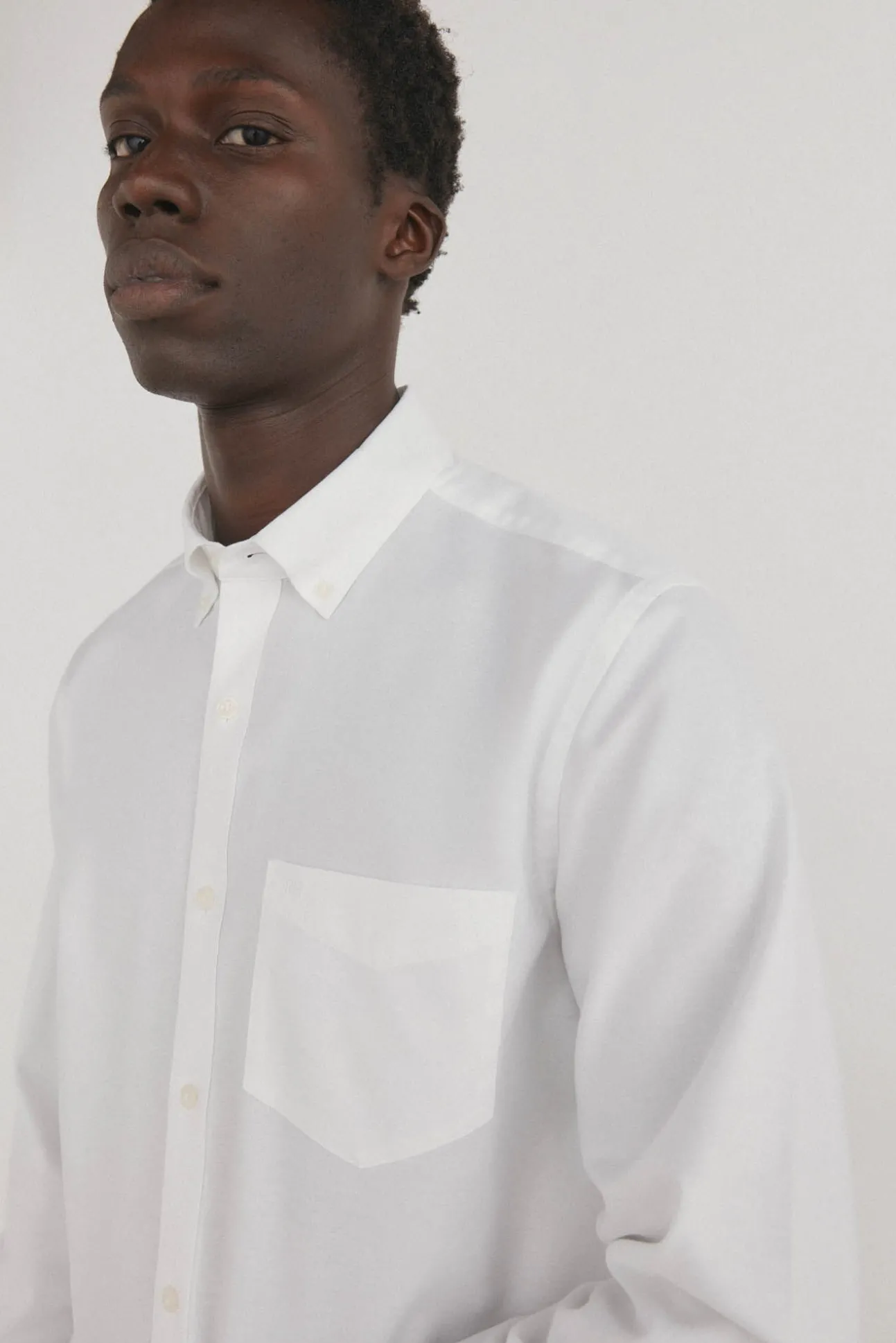 Camisa non iron oxford liso